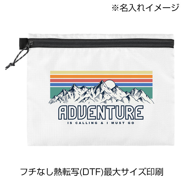 リップストップフラットポーチ（M）
