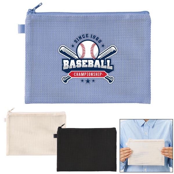 ハードメッシュフラットポーチ（M）