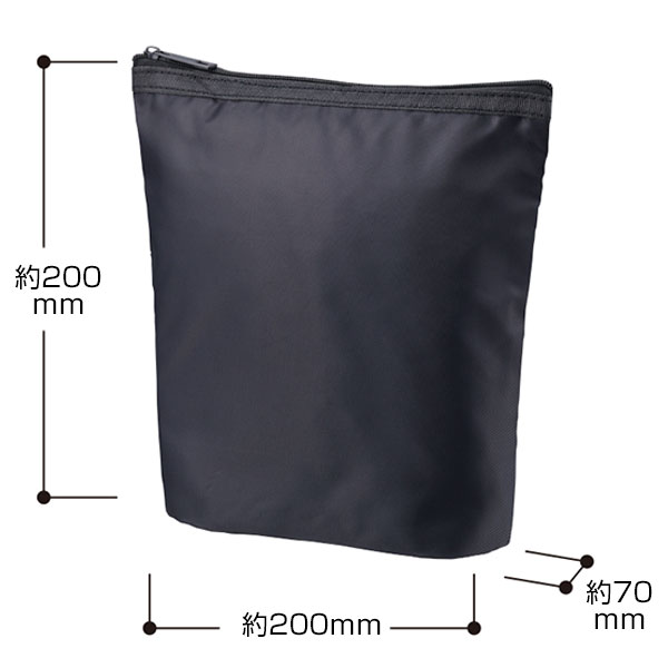 ライトクーラーガゼットマチ付ポーチ