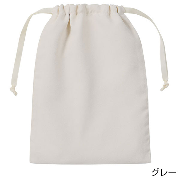 スウェード風巾着（M）