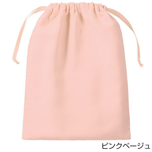 スウェード風巾着（L）