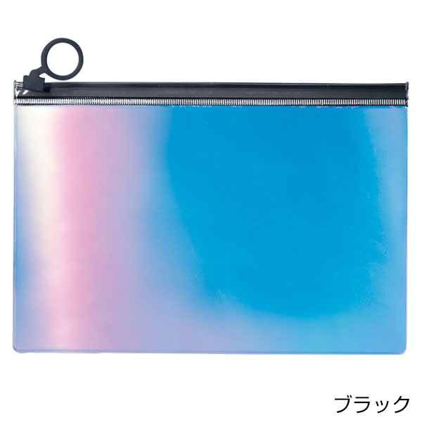 オーロラPVCポーチ（M）