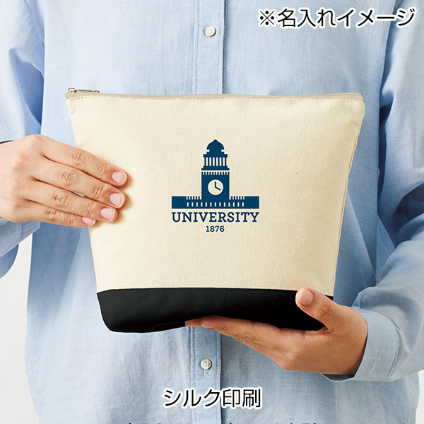 ライトキャンバスカラーボトムデイリーポーチ(M)