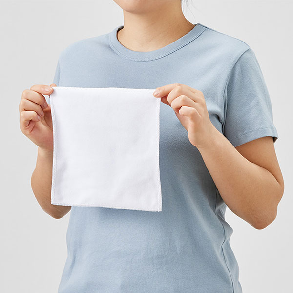 コットンWフェイス ミニタオル 昇華転写対応