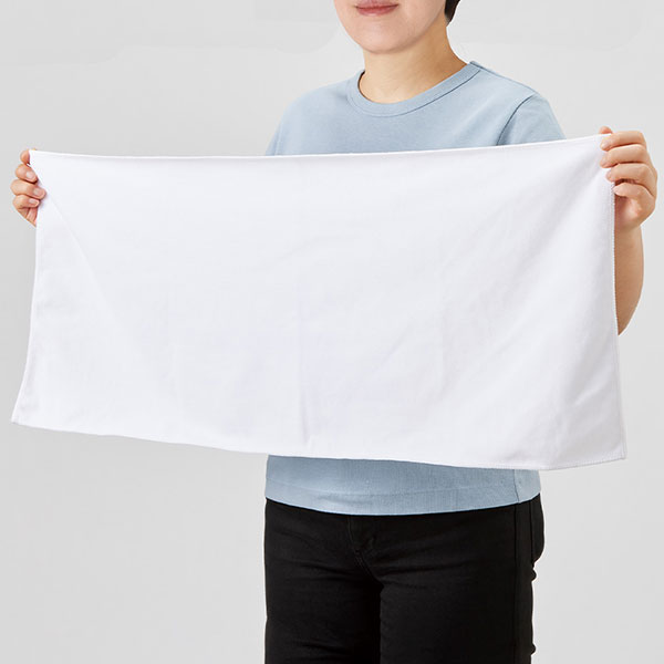 コットンWフェイス　フェイスタオル　昇華転写対応