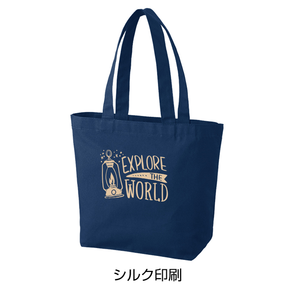 キャンバスベーシックファスナートート（M）