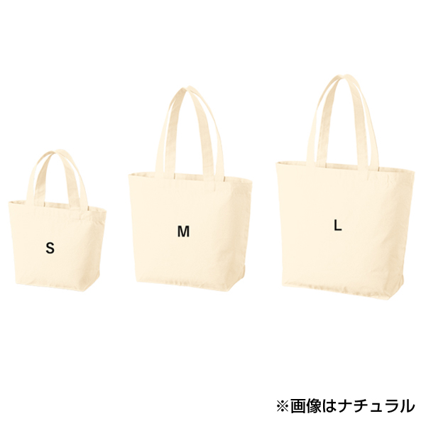 キャンバスベーシックファスナートート（M）