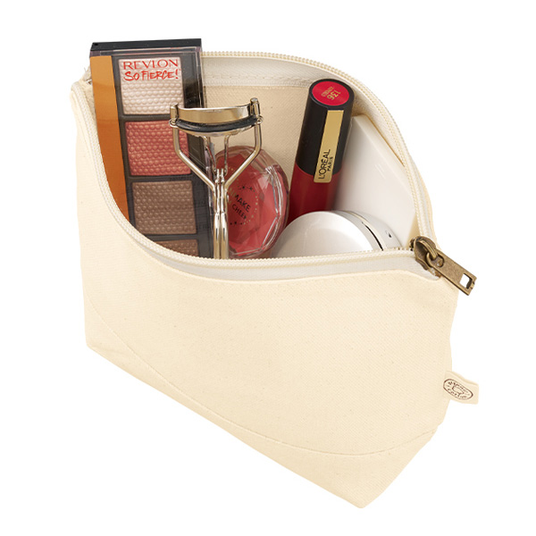 オーガニックコットンキャンバスデイリーポーチ（S）　ナチュラル