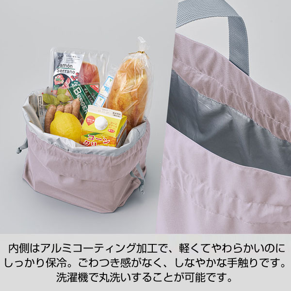 クルリト コンパクトクーラー巾着バッグ