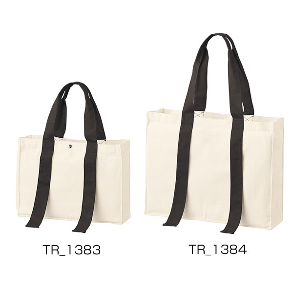 キャンバスカラーハンドルスクエアキャリーオントート