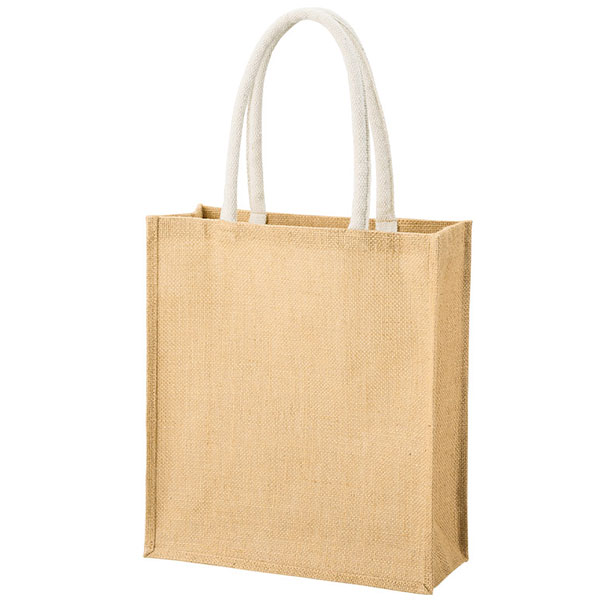 ジュートスクエアトート（ML） ナチュラルベージュ【グッズ