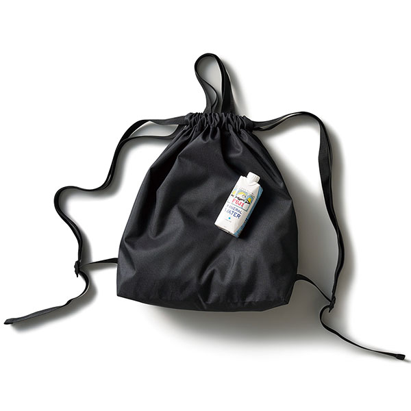 ハンドル付ポリ巾着リュック