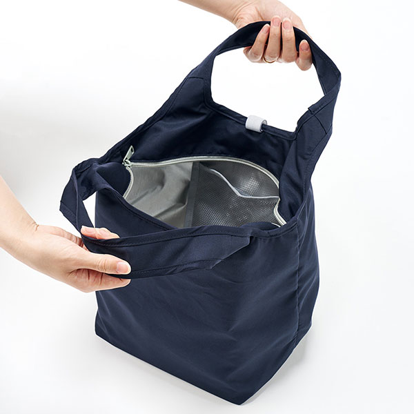 クルリト　セルフレジで使いやすいコンパクトクーラーミニマルシェバッグ