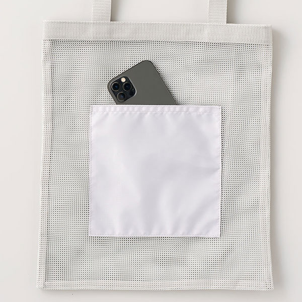 メッシュフラットトート