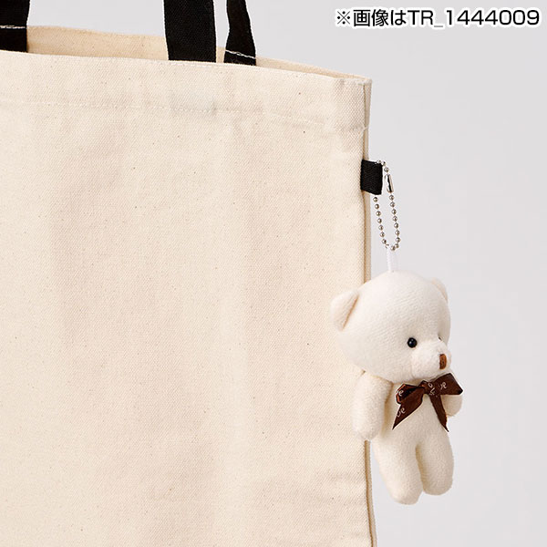 キャンバスフラットトートループ付　ナチュラル