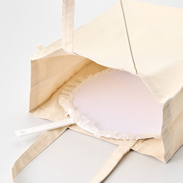 キャンバスボックストートループ付 ナチュラル