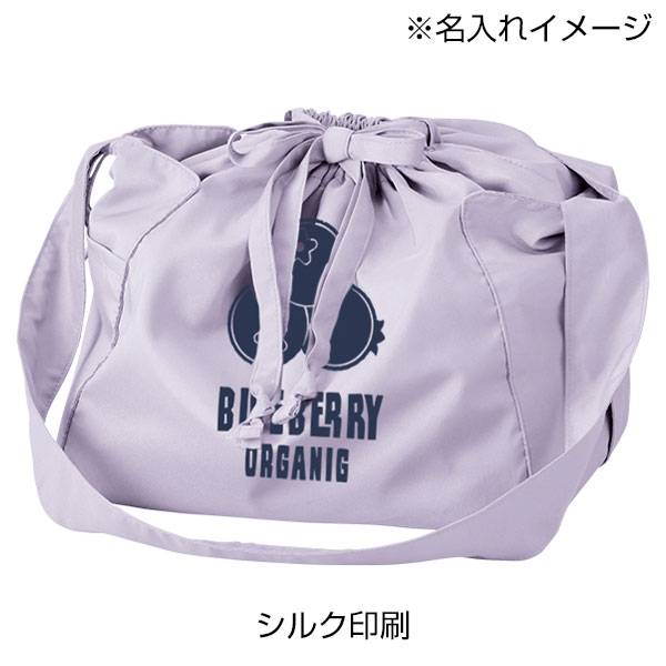 クルリトコンパクトクーラー巾着ショルダーバッグ