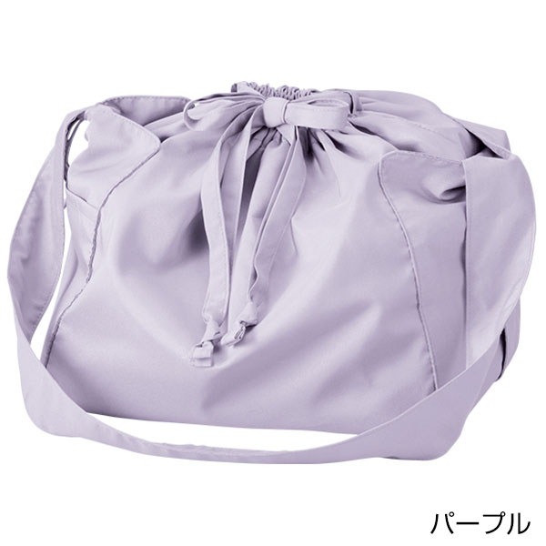 クルリトコンパクトクーラー巾着ショルダーバッグ