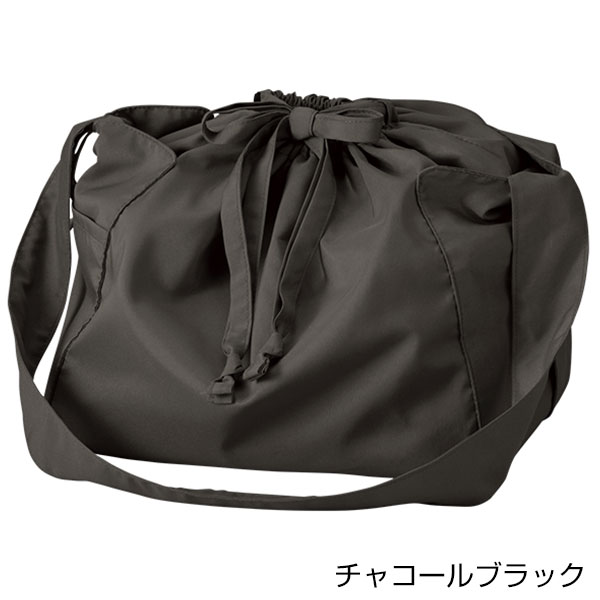 クルリトコンパクトクーラー巾着ショルダーバッグ