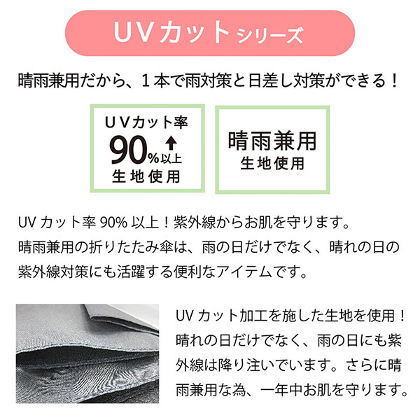 耐風UV折りたたみ傘