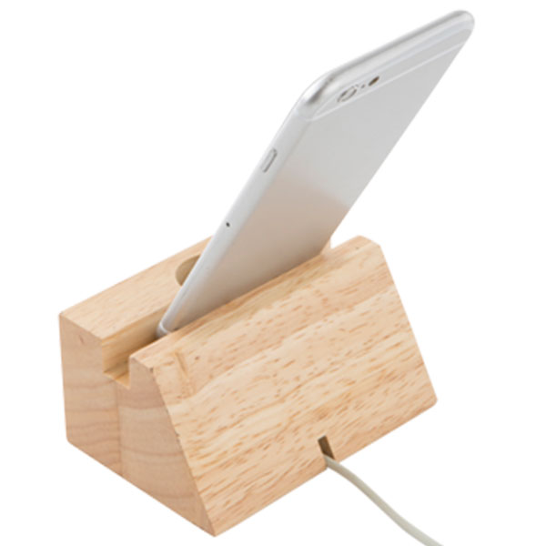 ラバーウッドスピーカースタンド　シングルホーン