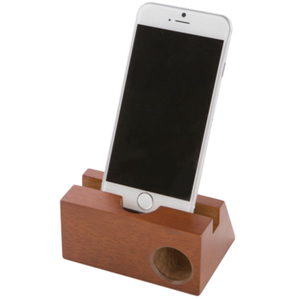 ラバーウッドスピーカースタンド　シングルホーン