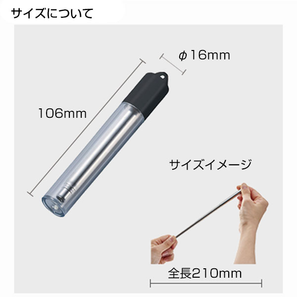 ポータブルステンレスストロー