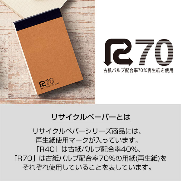 リサイクルA5リングノート