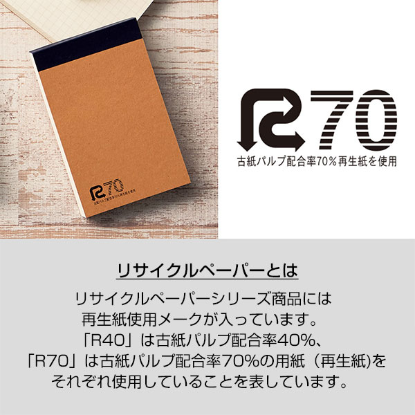リサイクルA6メモパッド