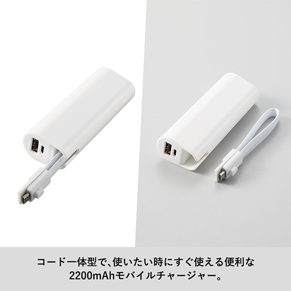 コードインモバイルチャージャー2200
