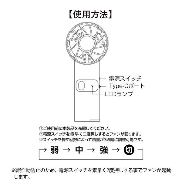 ミストハンディファン