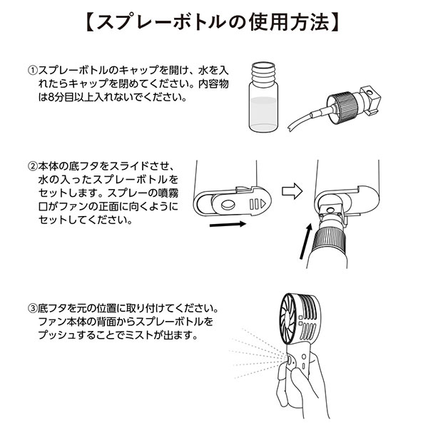 ミストハンディファン