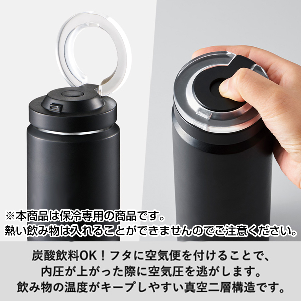 Zalatto炭酸サーモボトル530ml