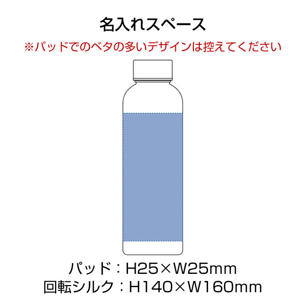 シリコンシェイカーボール+目盛り付フロストボトル570mlセット