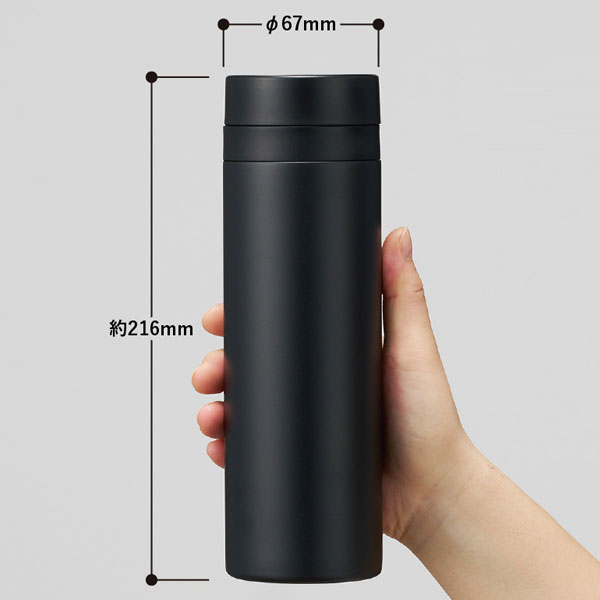 スリムサーモステンレスボトル500ml　ver.2