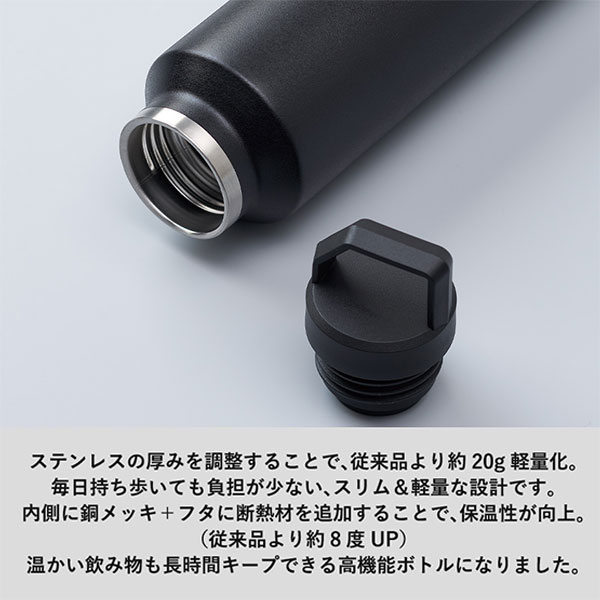 Zalattoサーモハンドルスリムボトル　ver.2