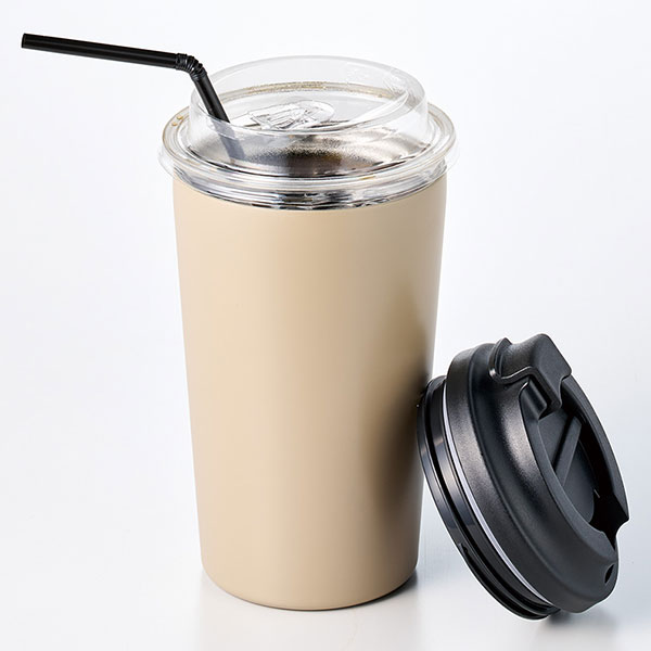リッド付ステンレスサーモタンブラー450ml