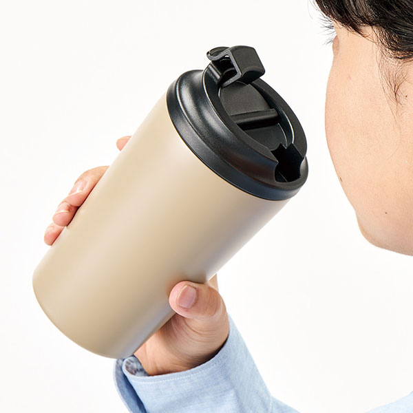 リッド付ステンレスサーモタンブラー450ml