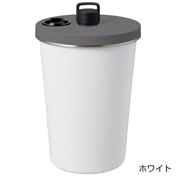 ストロー付ステンレスサーモタンブラー370ml