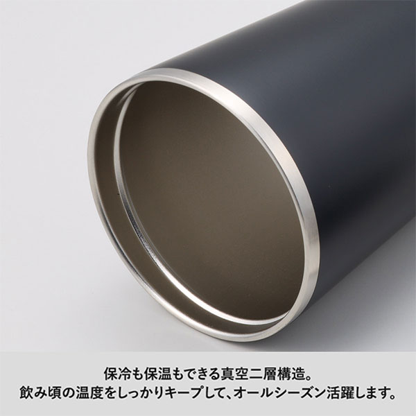 ストロー付ステンレスサーモタンブラー370ml