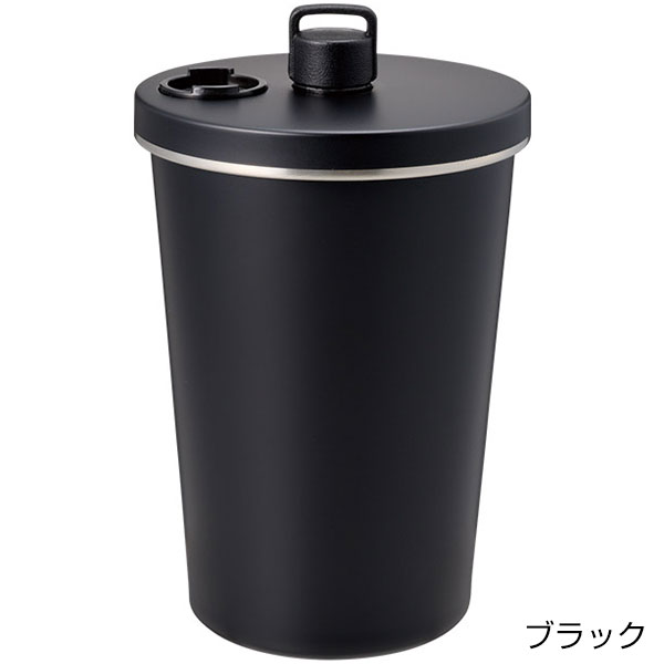 ストロー付ステンレスサーモタンブラー370ml