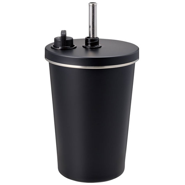 ストロー付ステンレスサーモタンブラー370ml