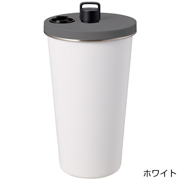 ストロー付ステンレスサーモタンブラー470ml