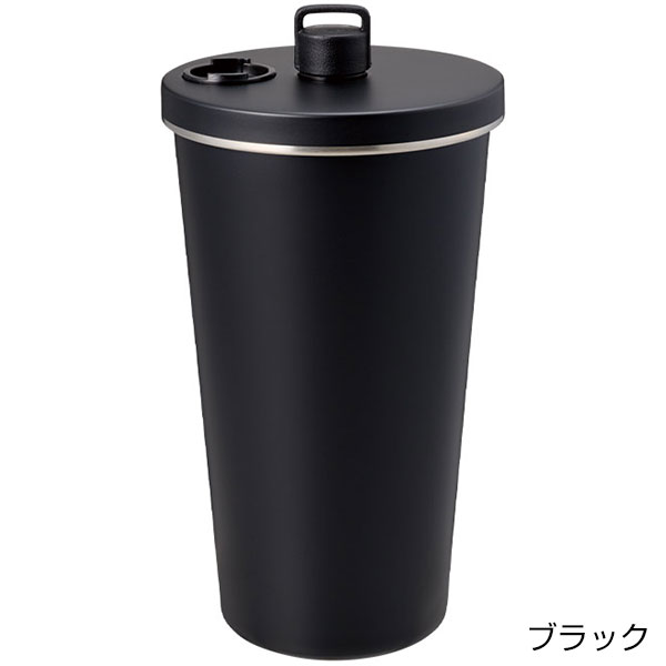 ストロー付ステンレスサーモタンブラー470ml