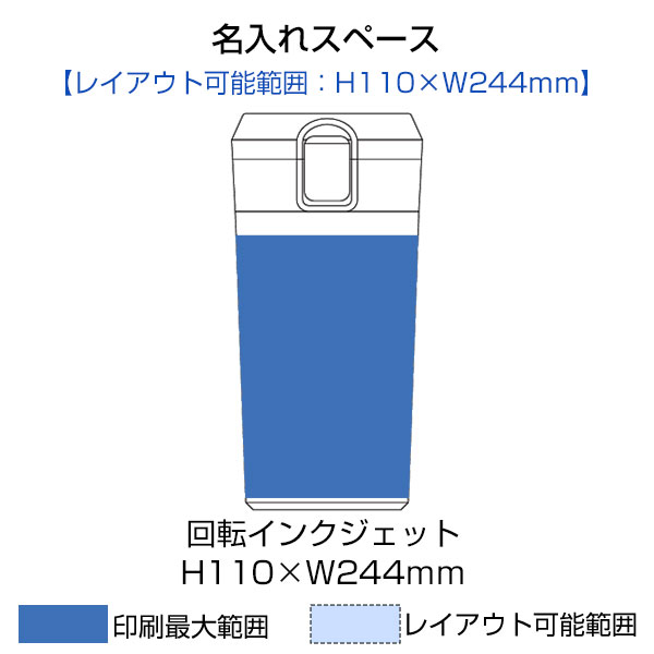 ワンタッチステンレスサーモタンブラー360ml