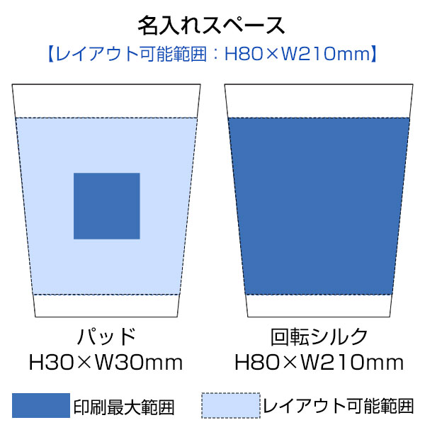 全面印刷できるステンレスサーモタンブラー370ml