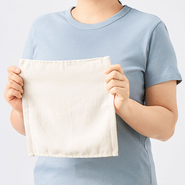 オーガニックコットン　ハンドタオル