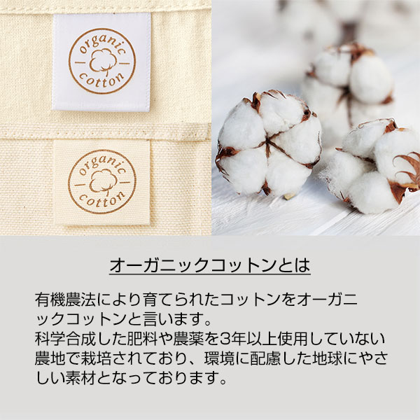 オーガニックコットン　ハンドタオル