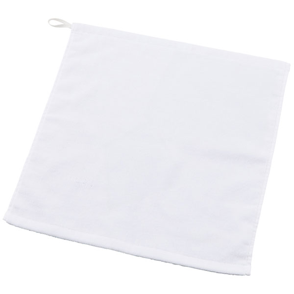 プリントしやすいコットンシャーリングループ付タオル