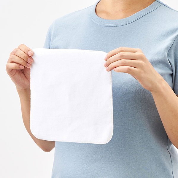 プリントしやすいコットンシャーリングミニタオル